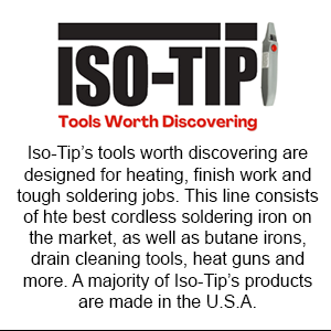 Iso-Tip cordless soldering irons