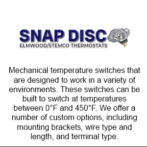 Snap disc Elmwood/STEMCO Thermostats