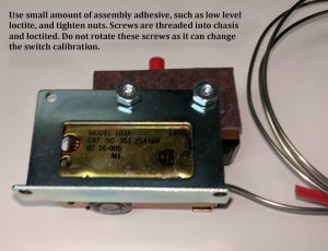 Capillary Thermostat Bracket Assembly