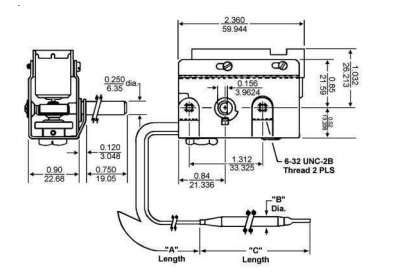 354 capillary thermostat specifications