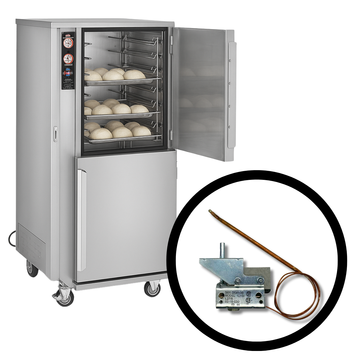 Bulb and Capillary Switches for Proofing Cabinets