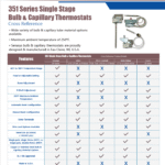 351 Bulb & Capillary Thermostats Cross Reference