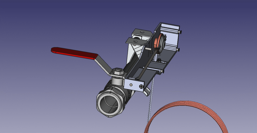 Temperature-Actuated Oil Drain Valve Lockout for Deep Fryers