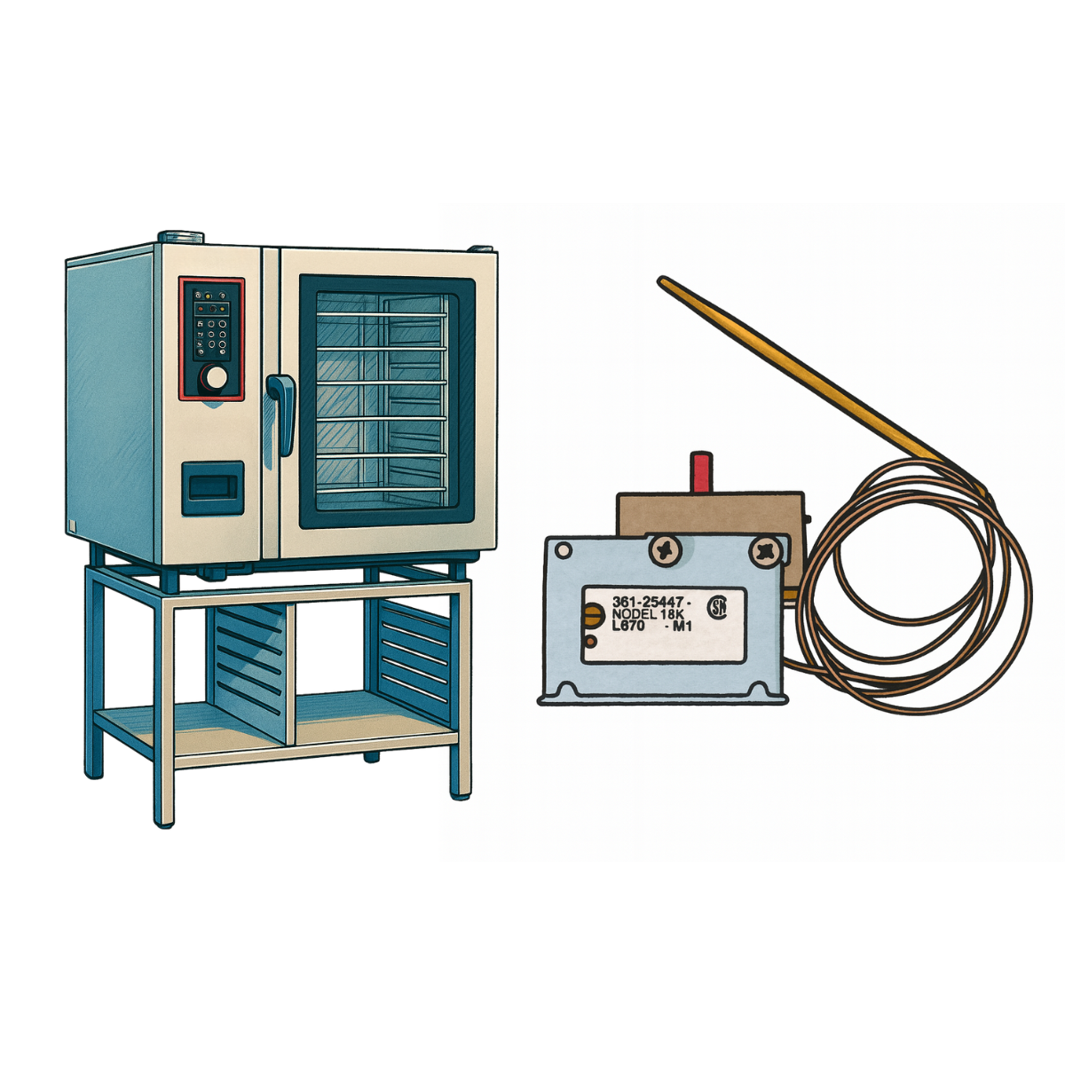 Mechanical Thermostat for Combi Ovens